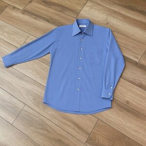 Imagine Italian Men's Blue Dress Shirt.